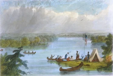 Lago Itsaca, 1853